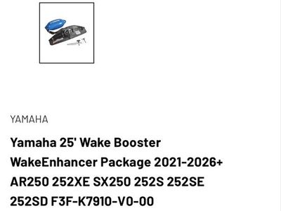 Ballast bags and wake booster