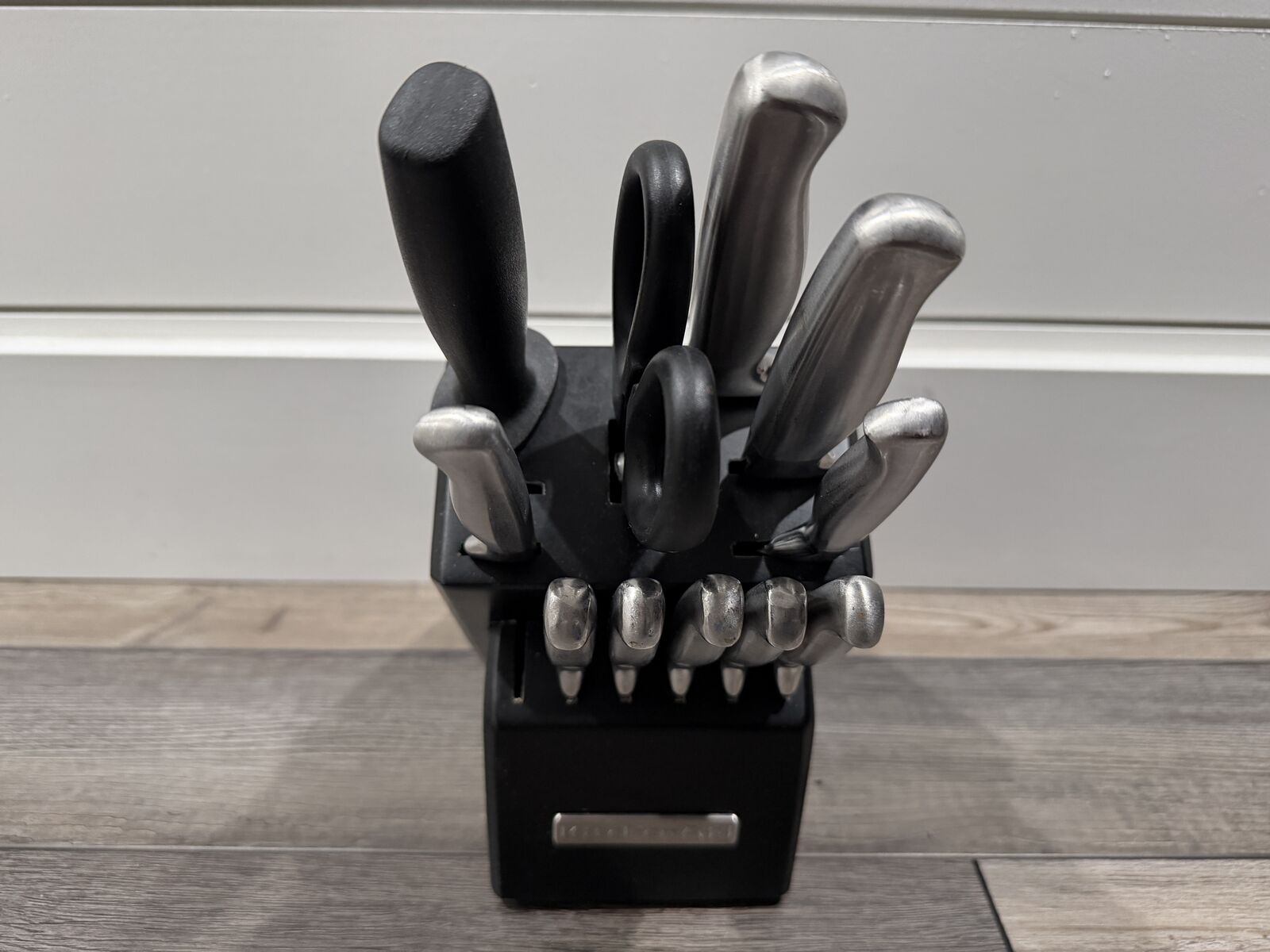 KitchenAid 12-Piece Black Knife Block Set