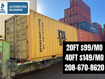 Rent 20ft Shipping Container – Idaho – In Stock