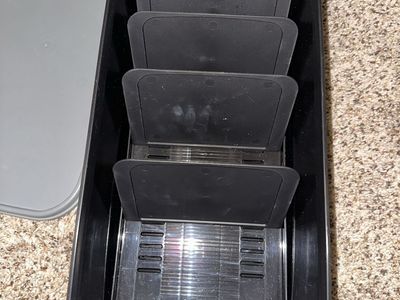 Vintage Tupperware Memory Mates Shutter Container #1718