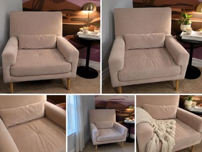 Blush Pink Rocking Chair
