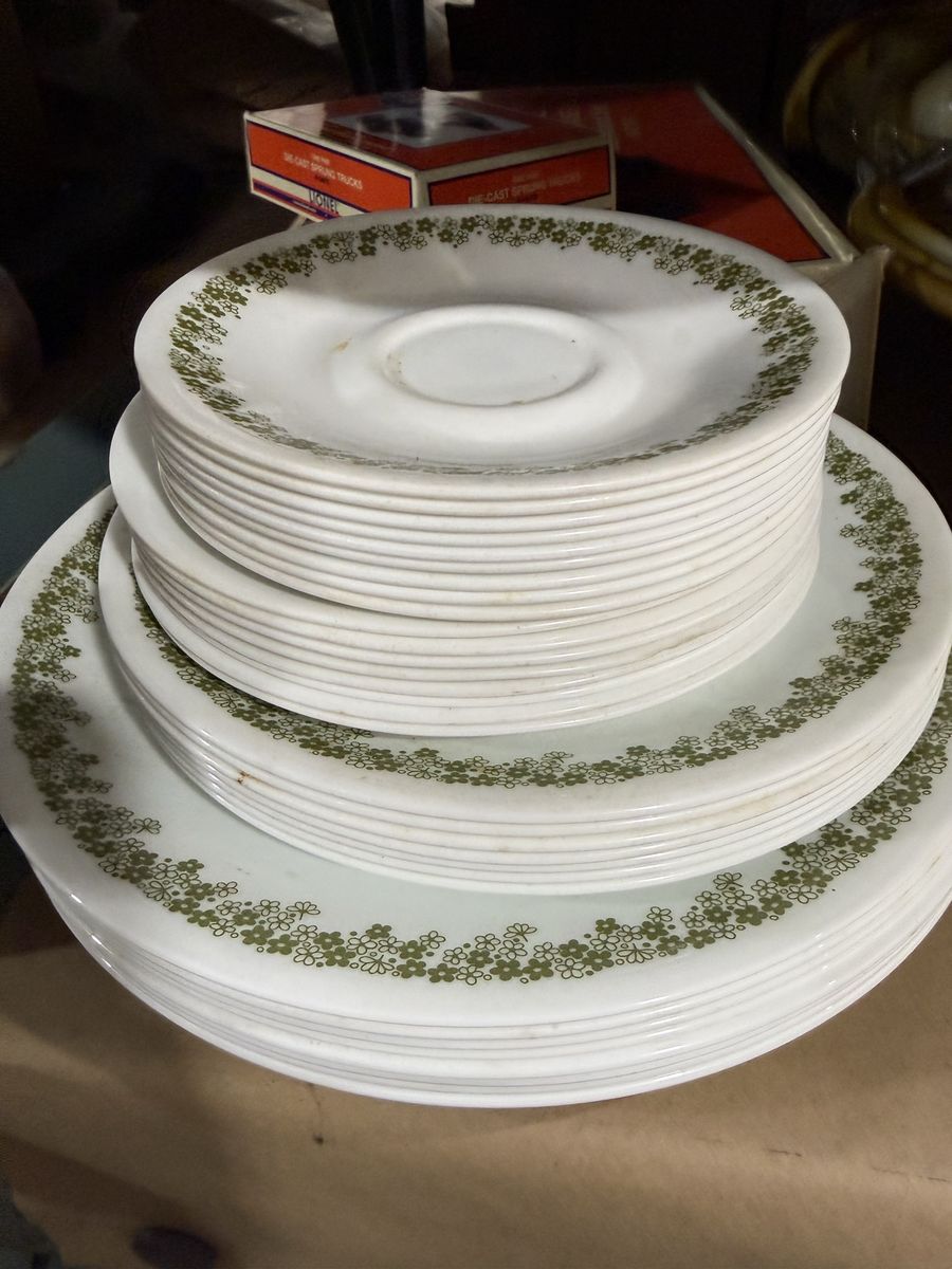 Vintage Corelle Saucers and Plates
