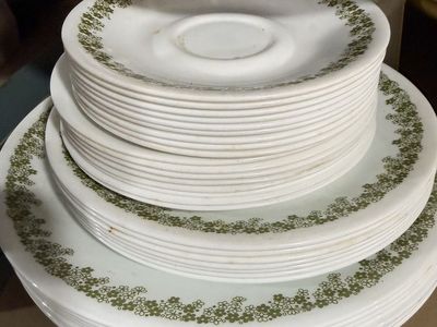 Vintage Corelle Saucers and Plates