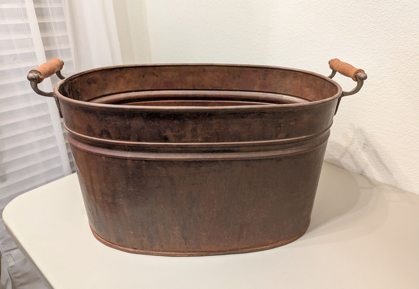 copper wood box