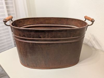 copper wood box