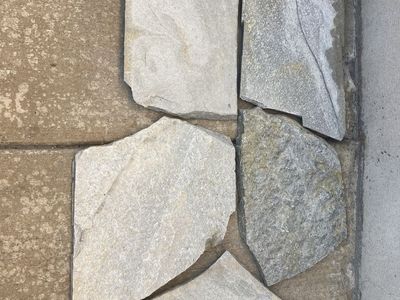 5 new quartz flagstone pavers silver color