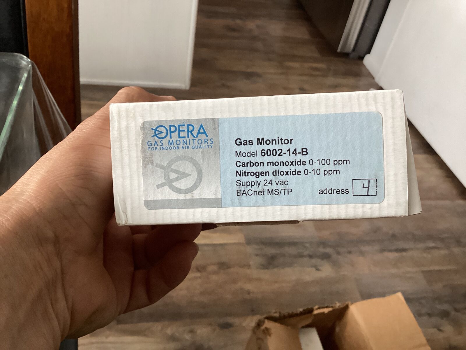 Gasoline and diesel exhaust fumes monitor.