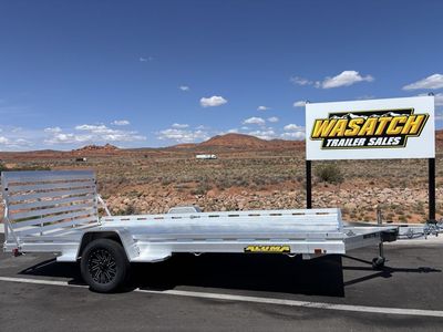 2026 Aluma 80X15 Single Axle Utility with Electric