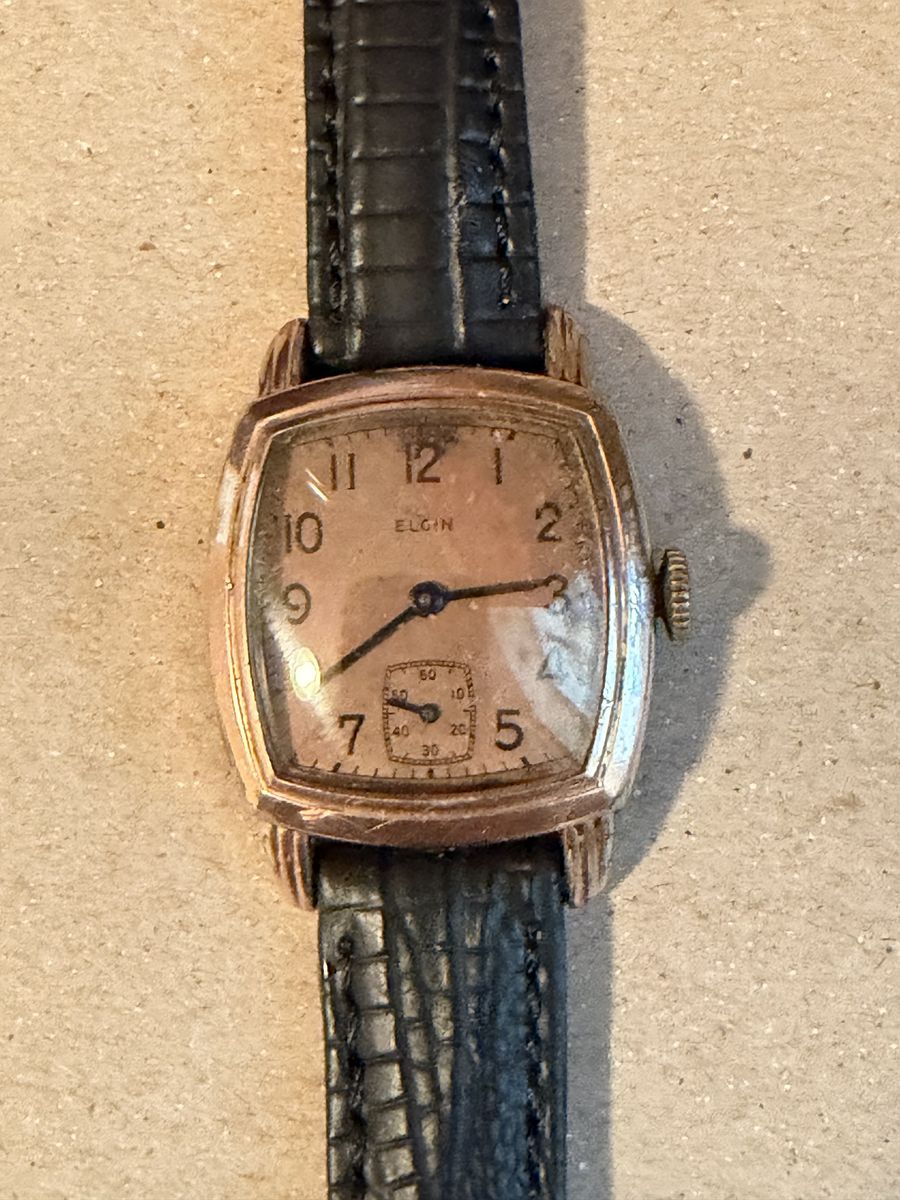 Early 1940s Elgin copper dial