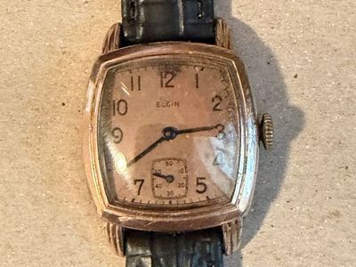 Early 1940s Elgin copper dial