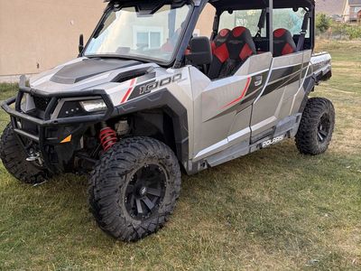 2017 Polaris General 4 Seater UTV SxS - Upgraded Tires, Winch, Street Legal Kit, Bluetooth Stereo