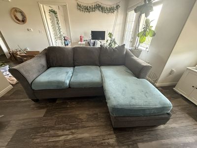Free Gray Sectional Sofa