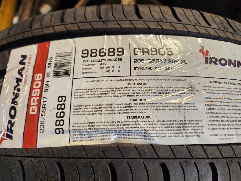205/55r17 iroman gr906