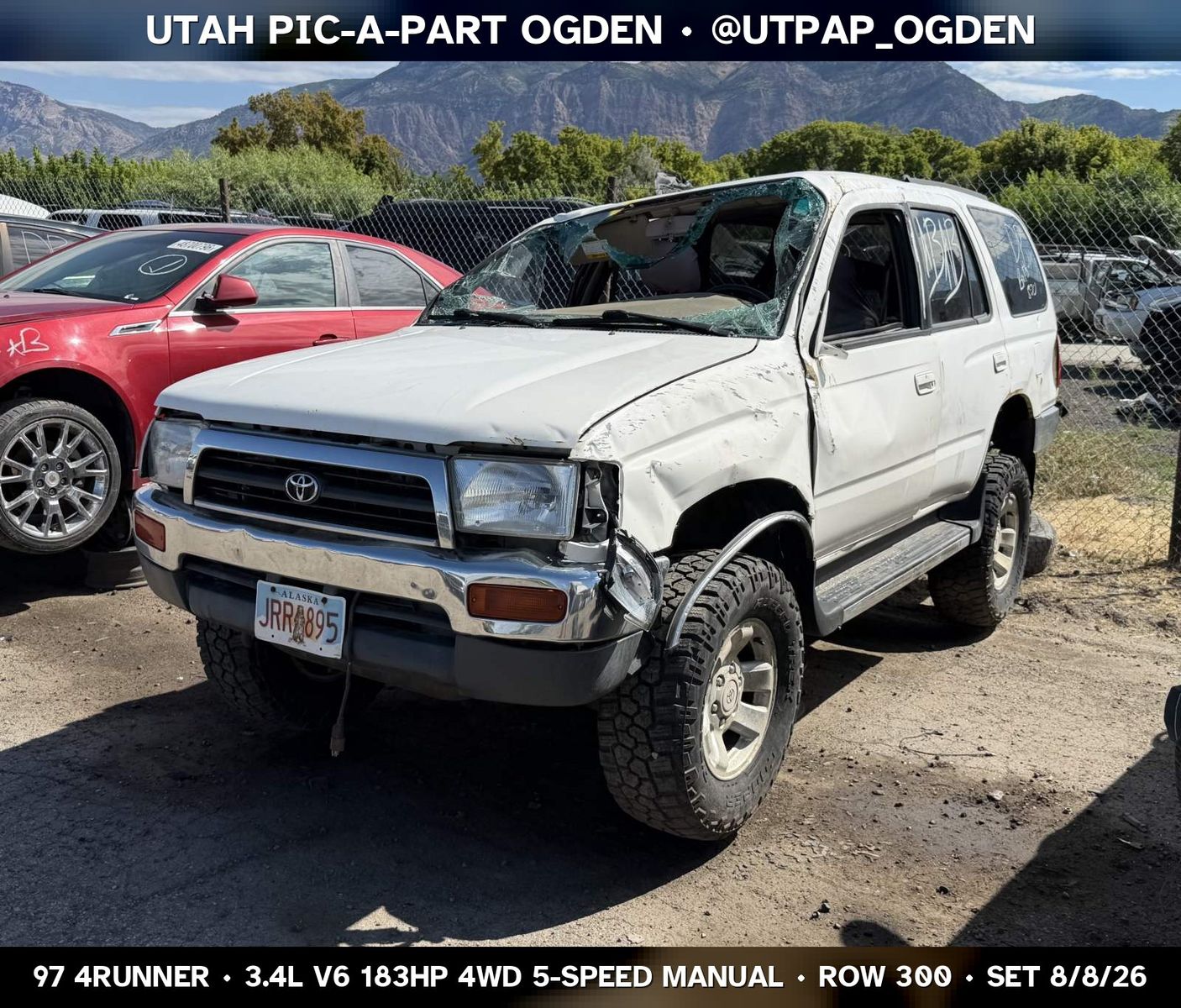 New Arrival - 1997 Toyota 4Runner Parts - UTPAP Ogden