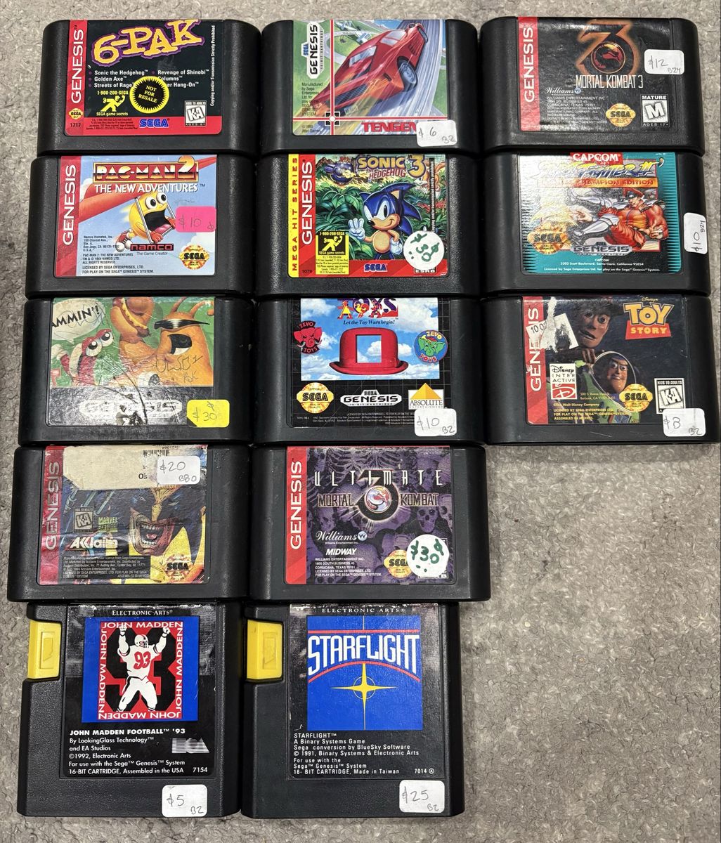 Sega Games - Please Read Description