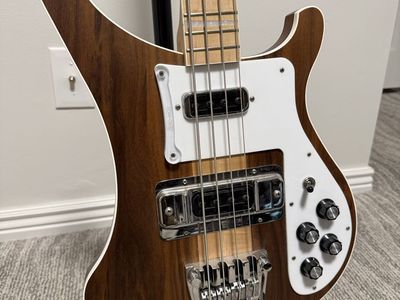 Rickenbacker 4003W Electric Bass Guitar - Walnut Finish