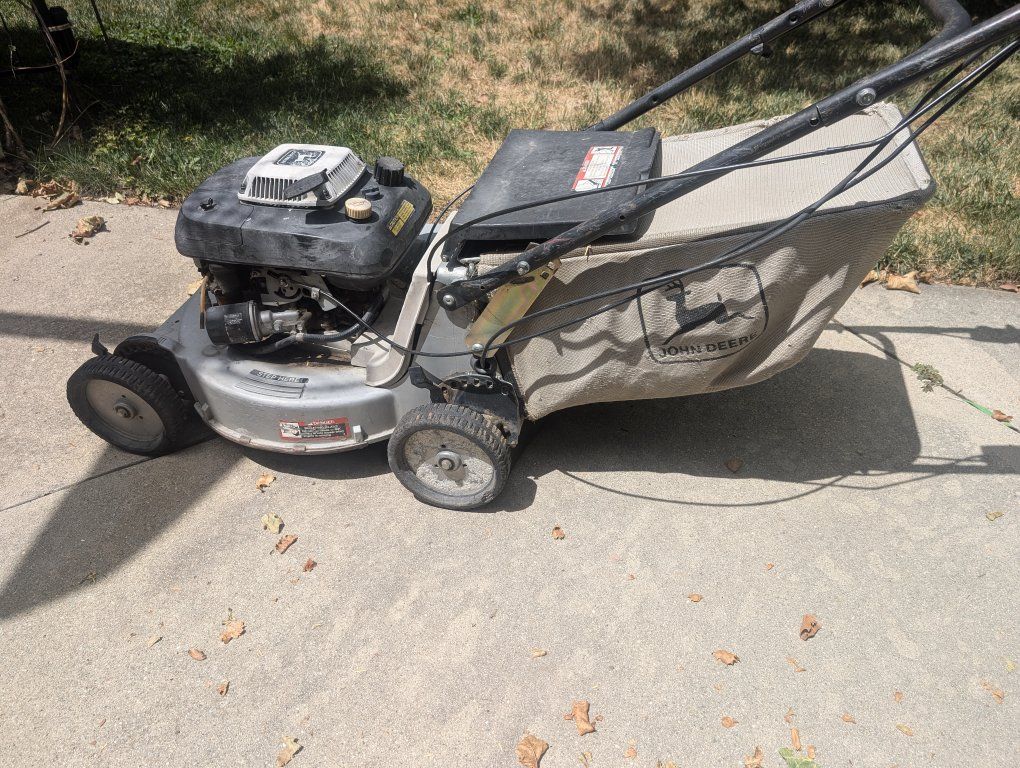 John Deere self-propelled lawn mower
