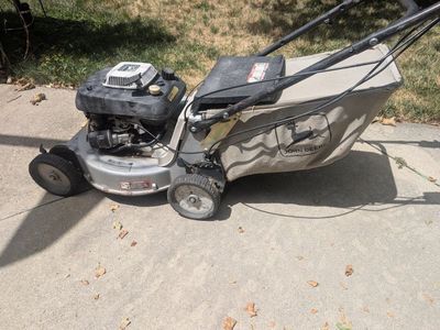 John Deere self-propelled lawn mower