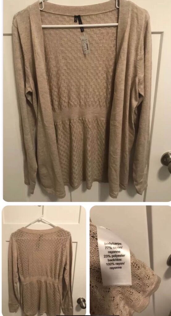 Maurices Cardigan Size Large New!