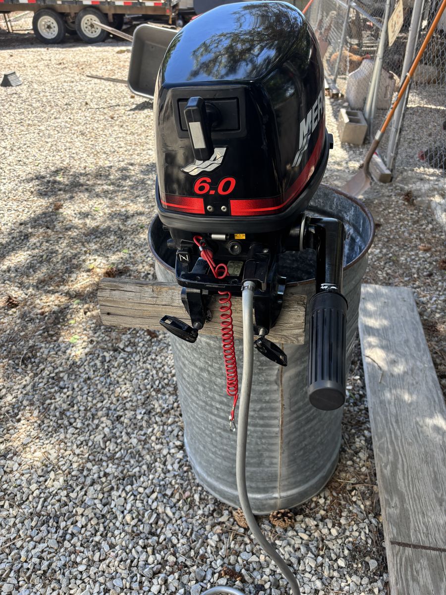 Mercury Outboard 6 HP Trolling Motor 2002 Model
