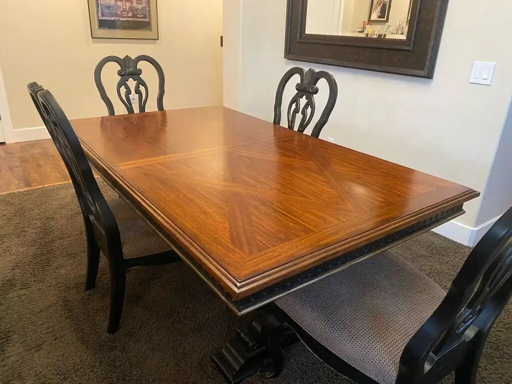 Solid Wood Dining Table seats 1-12