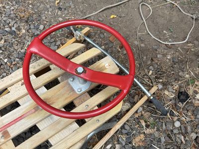 Classic wooden sled
