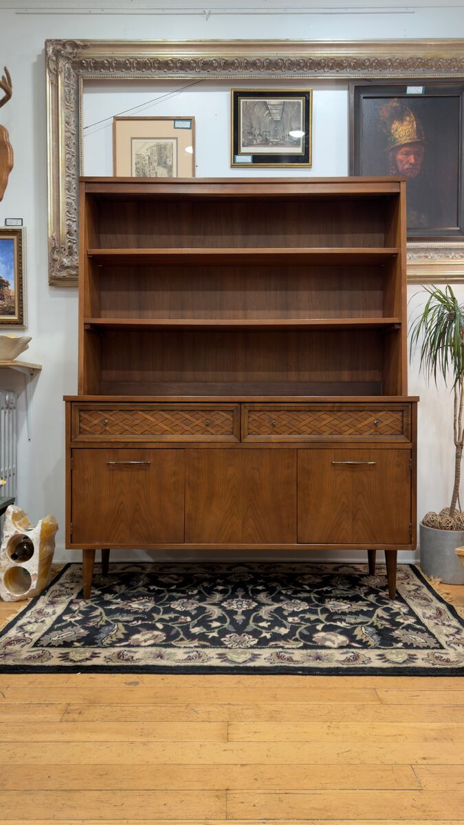 Midcentury Modern Union Walnut Hutch
