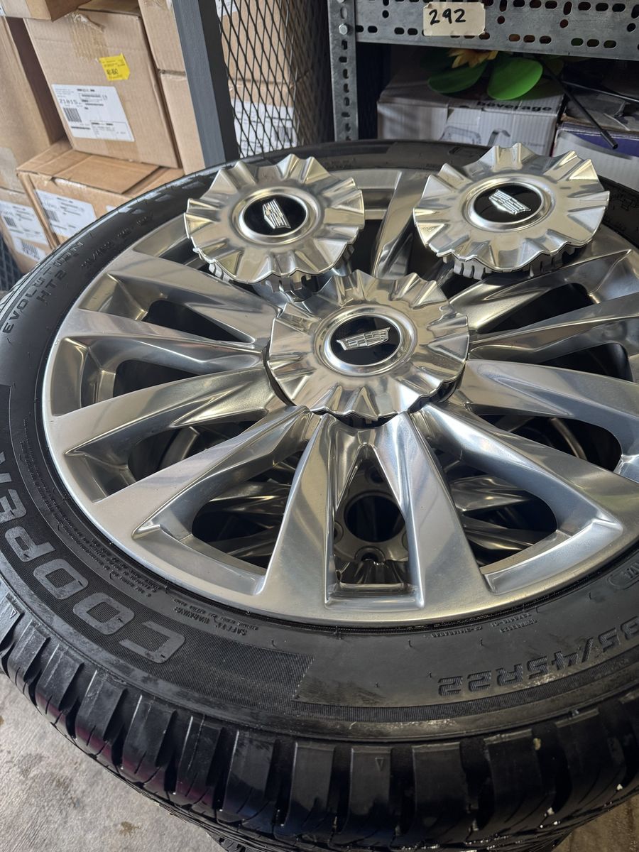 Cadillac Escalade 22” wheels and tires