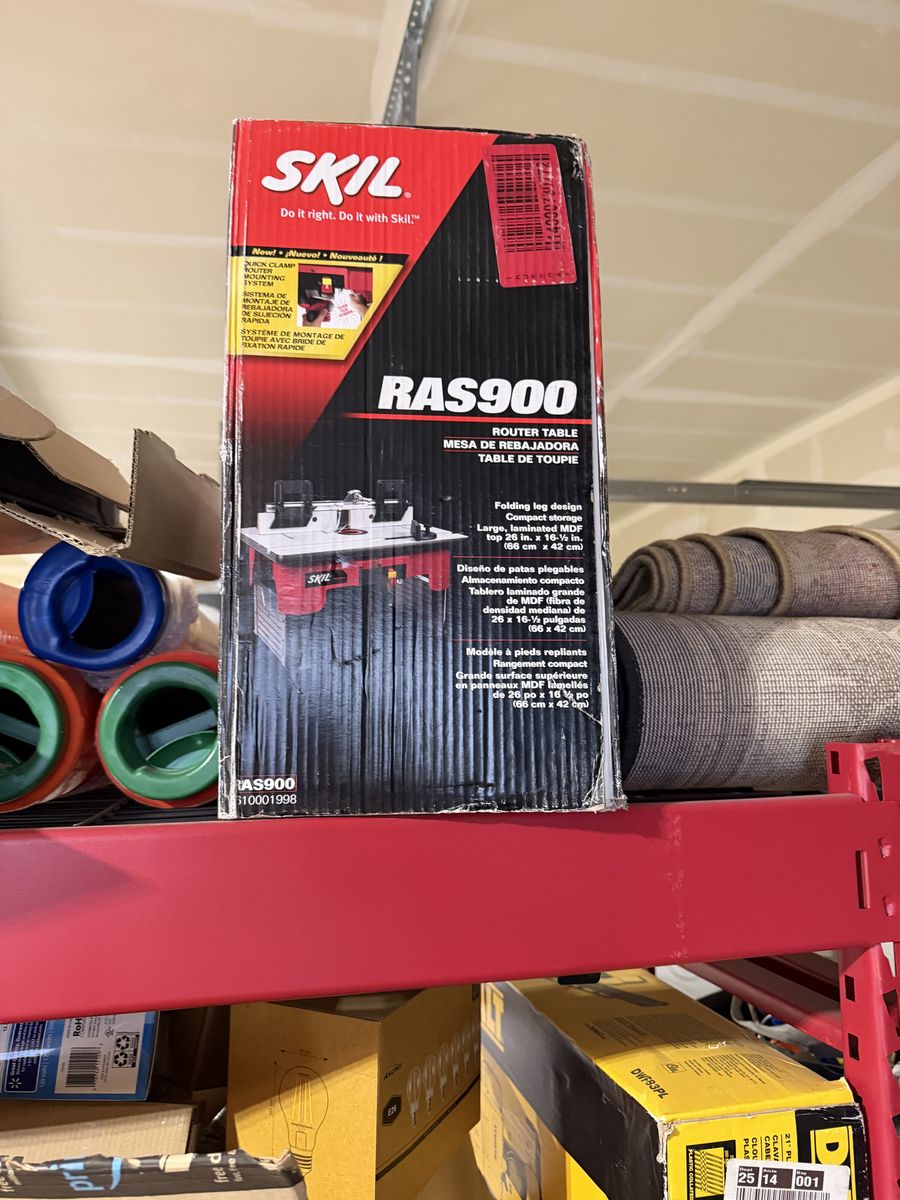 SKIL RAS900 Router Table, Brand New