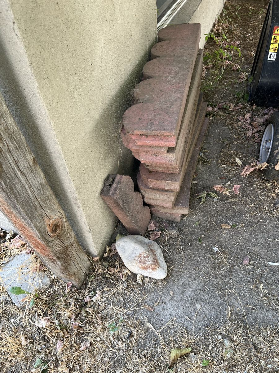 Yard bricks 