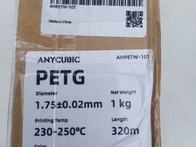 ANYCUBIC PETG 3D Printer Filament, 1.75mm, 1kg, 320m, Translucent Brown