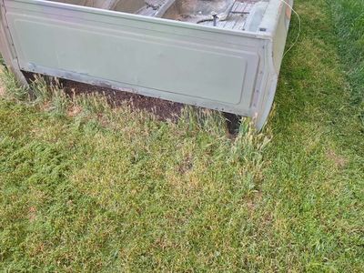 Vintage Truck Bed - Green Camo Finish, Used Condition