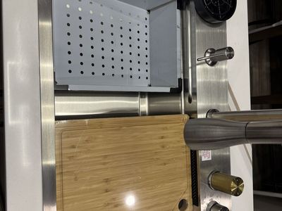 New Stainless Waterfall RV / Camper Sink w Accessories