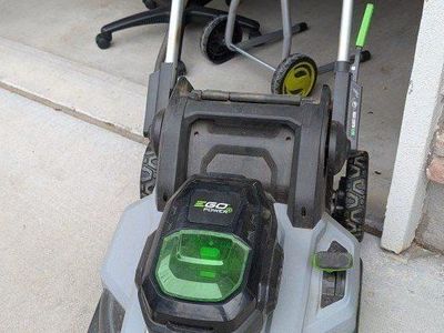 EGO Power+ Mower 21" (self propelled) and String Trimmerw/ 56 v battery and charger