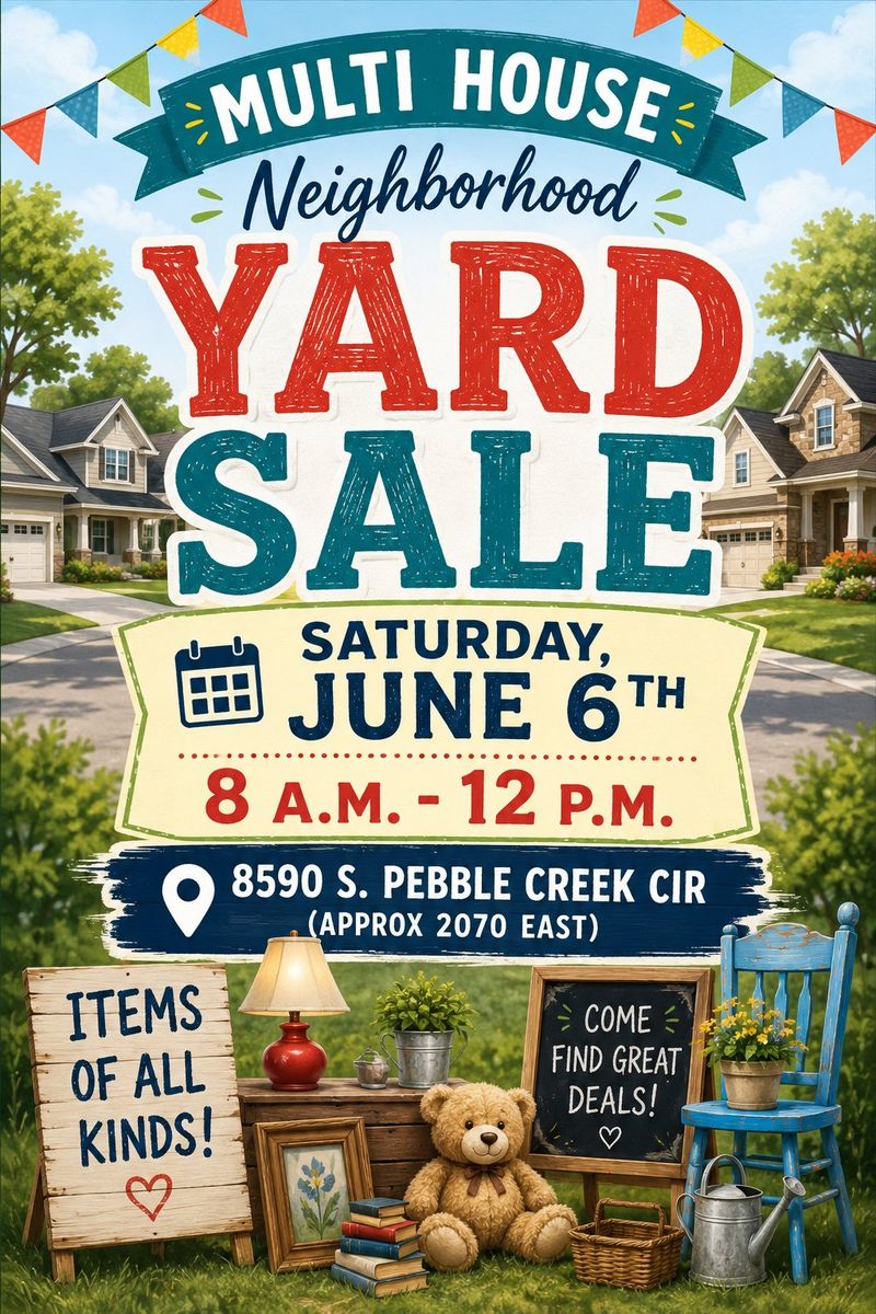 Multi Home Neighborhood Garage/Yard Sale