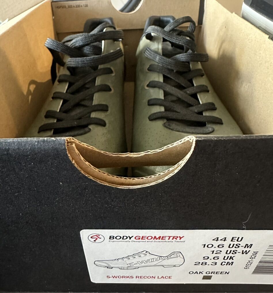 S-Works Recon Lace Gravel Shoes, Size 44 EU
