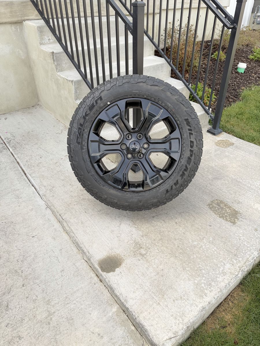 Ford F150 Rims and Tires 265/60R20 Falken Wildpeak