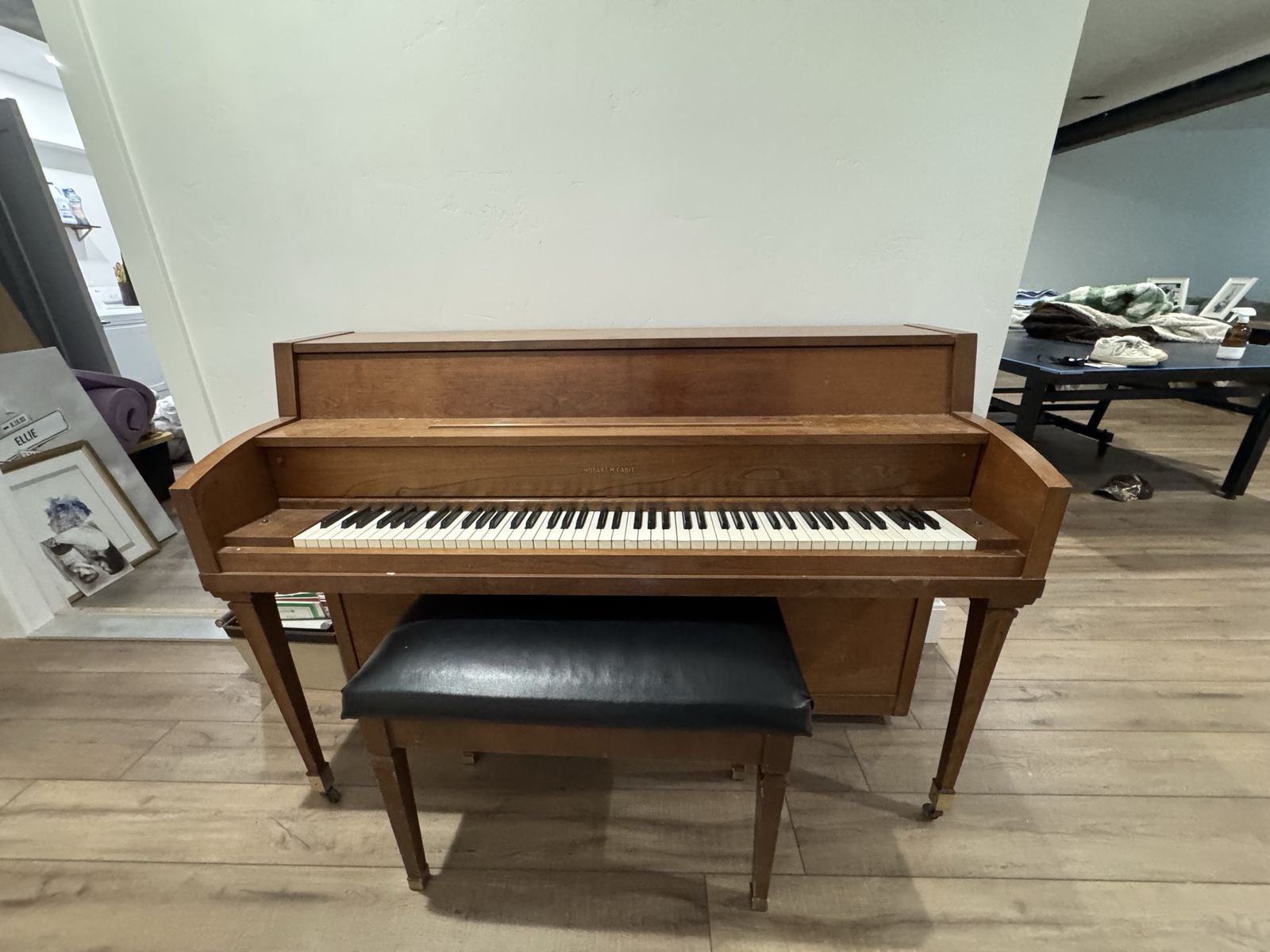 M. Schulz Co. Chicago Upright Piano with Bench - 4'10" Length