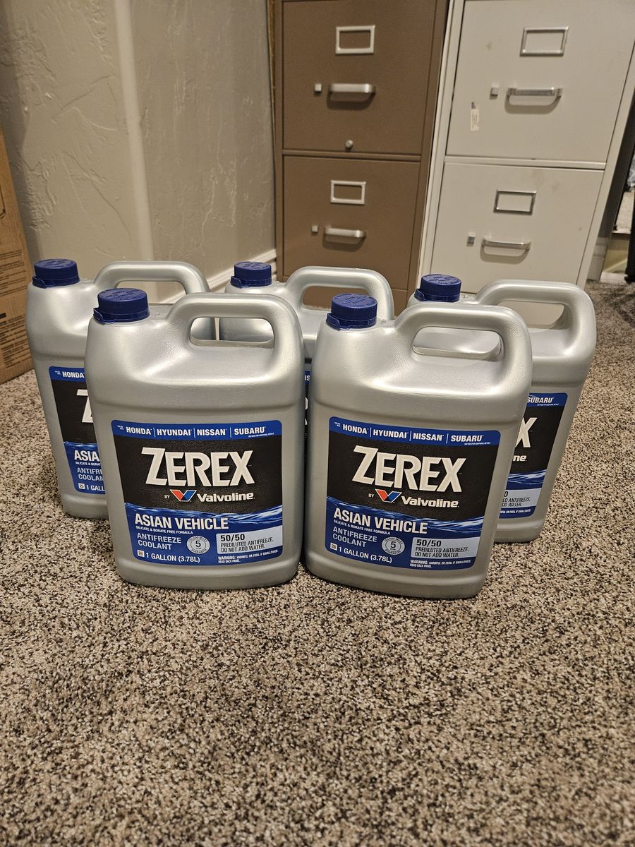 Zerex by Valvoline Asian Vehicle 50/50 Prediluted Antifreeze Coolant - 1 Gallon (5 Pack)