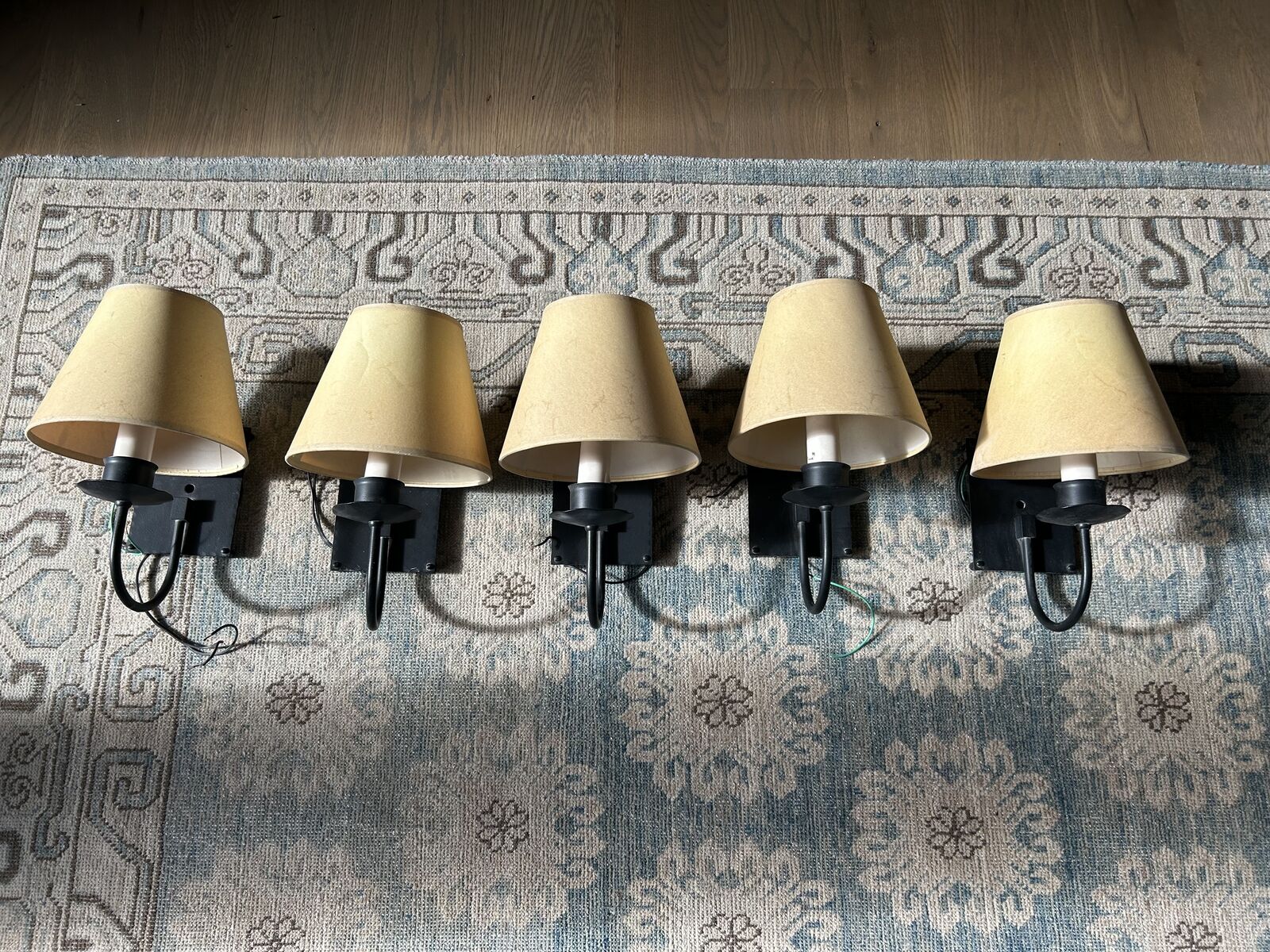 5 light sconces