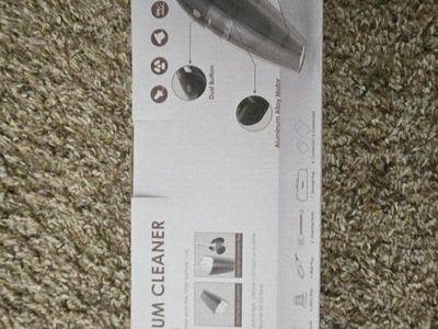 Car Vacuum Cleaner accessor6 kit including 8 pieces. Washable HEPA Filter, Aluminum Alloy Motor, Rubber Seal