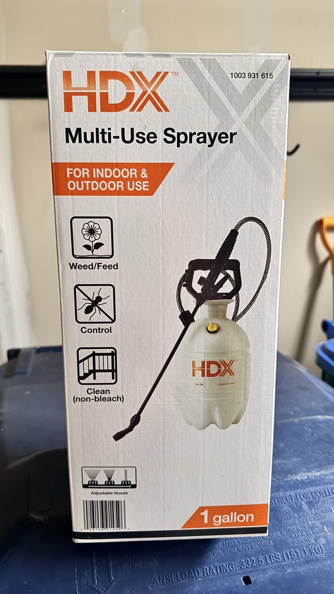 HDX sprayer - Brand New - Not Opened