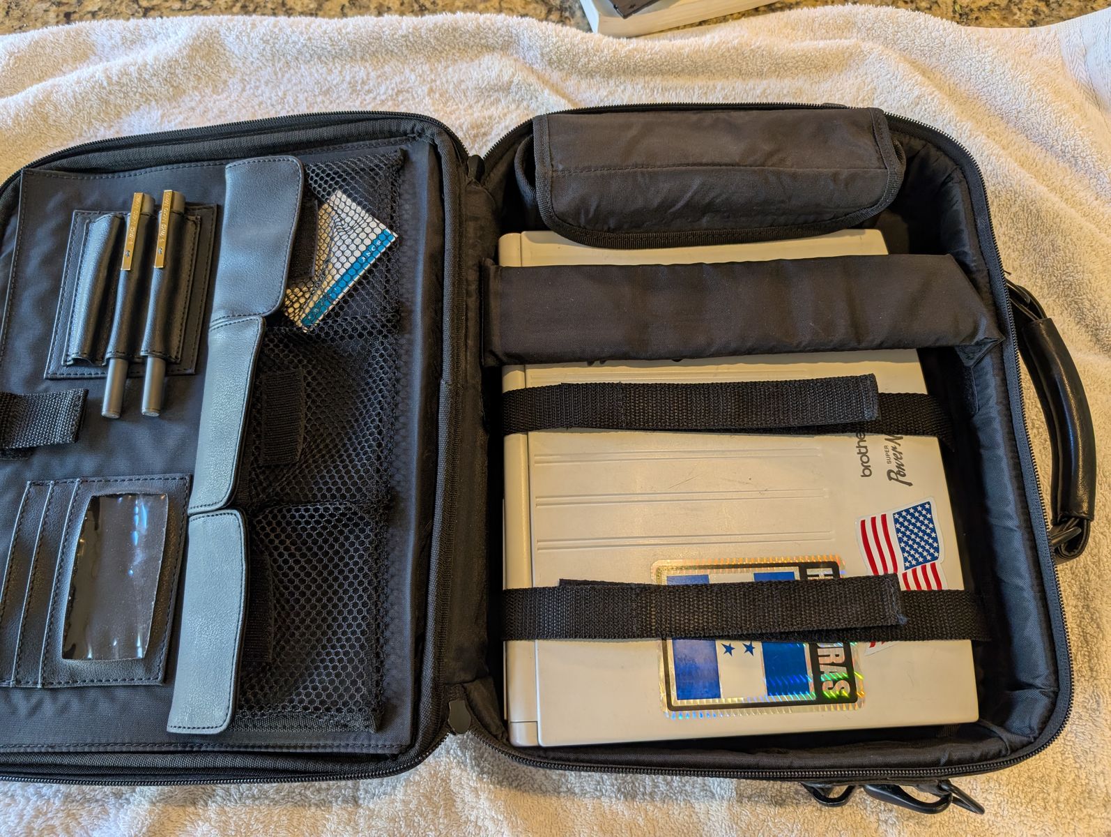 Vintage Brother Super Powernote PN-8510MDS Laptop With Power Supply and Case