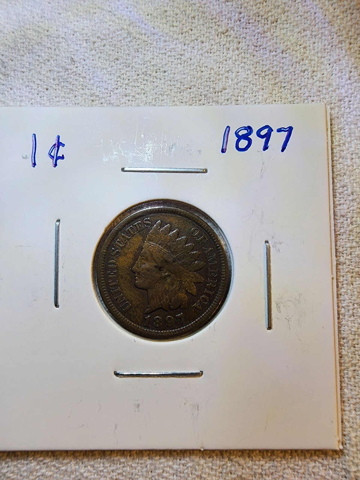 1897 US 1 Indian Cent