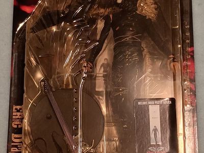 McFarlane Toys 1999 Movie Maniacs Eric Draven the Crow Action Figure Loose