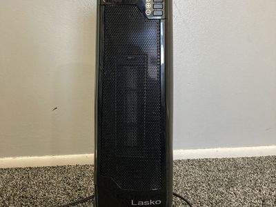 Lasko Digital Ceramic Tower Heater - Portable, Oscillating, with 8-Hour Auto-Off Timer