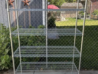 6 shelf wire rack 72 x 48 x 18