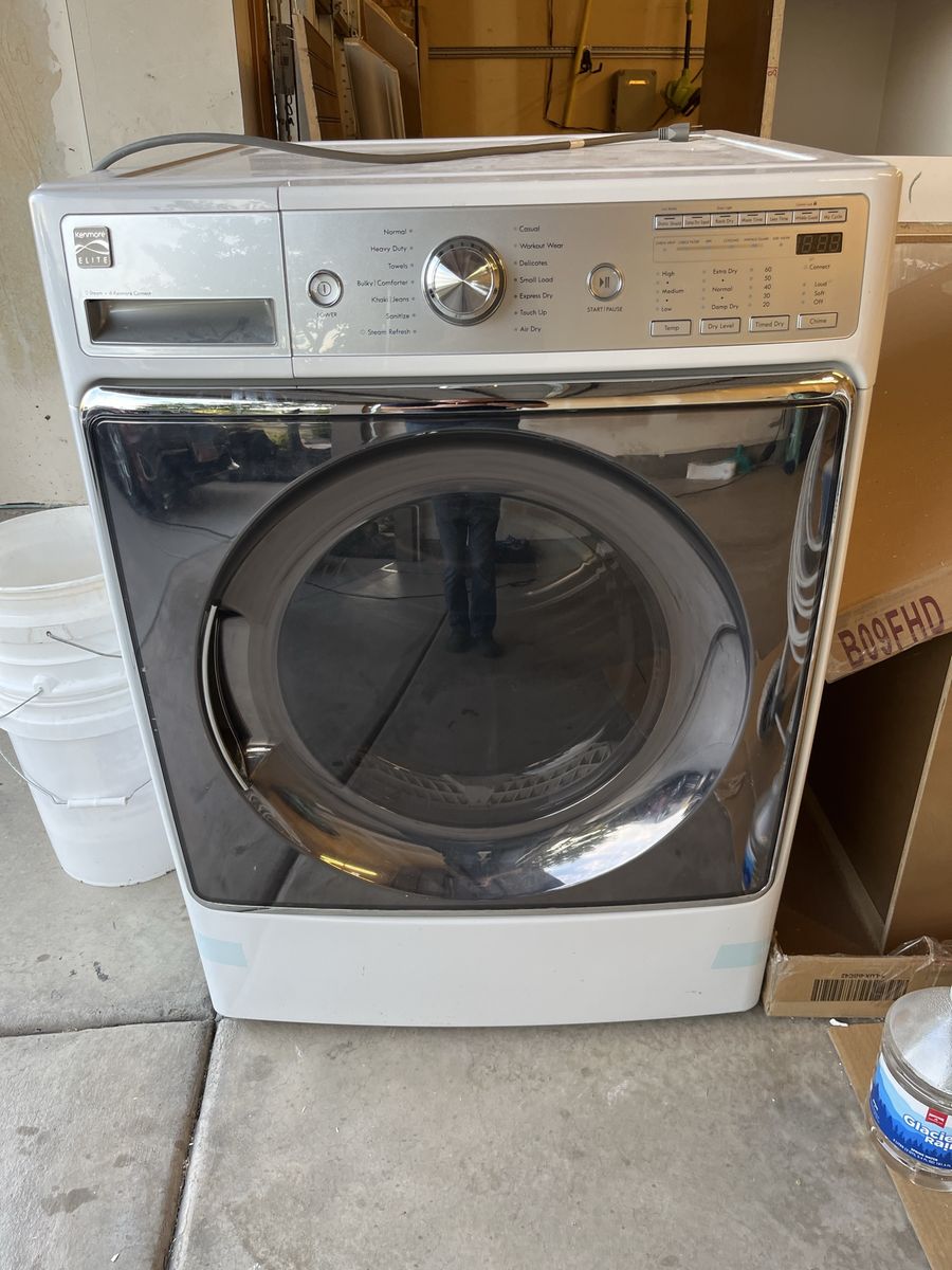 Kenmore Elite 91072 White Front Load Dryer - Electric