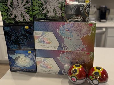 Pokemon sealed Pokemon Center ETB’s, Prismatic SPC