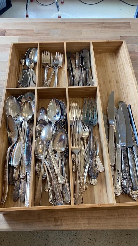 Antique silverware....100's of pieces....1885-1965 time period......New selection just added.